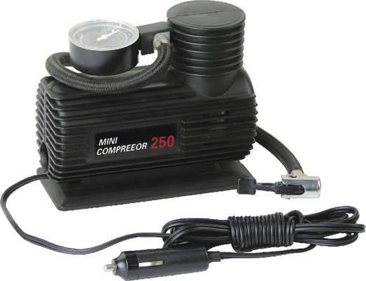 Mini Plastic Portable Electric Air-Kompressor für Autoreifen mit schwarzem handlichem