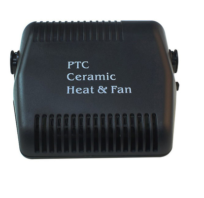 Schwarze Ventilator-tragbare Auto-Heizungs-Plastik mit kühlem/warmem Schalter