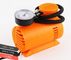 Orangen-portierbares 12 Volt 250 P-/inluftkompressor für Autoreifen