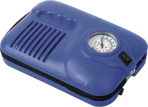 Blauer multi Funktions-Luftkompressor 12V ermüden Schnur der Inflations-10FT mit Feuerzeug-Stecker
