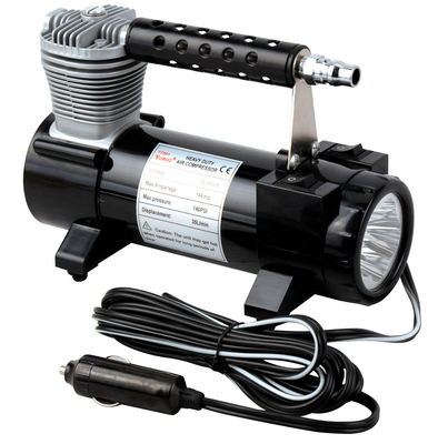 Ein guter Preis. 2 in 1 portierbares Metalleinzylindrigem Luftkompressor mit Licht/Tasche und Schlauch Online