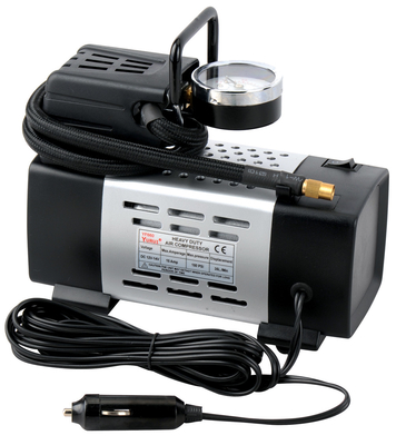 Ein guter Preis. Portierbare starke Inflation des Metallluftkompressor-150PSI 12V mit 2 Düsen-Adaptern Online