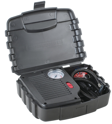 Ein guter Preis. Portierbare schwarze Luftkompressor-Kit For Cars Bicycles Or-Bälle fasten sehr helle das Inflations-Plastikmetall sehr Online