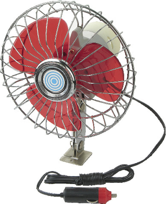 Ein guter Preis. YF207B rot und silbernes Chrome-Auto, das Fan12V/24V für Fahrzeug abkühlt Online
