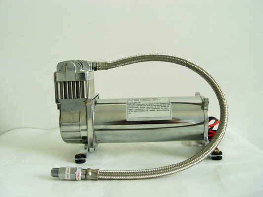Ein guter Preis. Einzelner Chrome Auto-Luftkompressor 12v, Luft-Fahrsuspendierung 200PSI für LKWs Online
