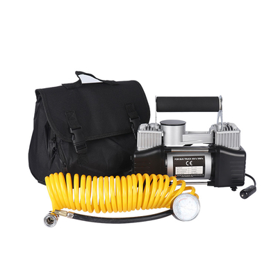Zwei Zylinder Metallluftkompressor mit Handtasche Hochdruckluftkompressor DC 12V
