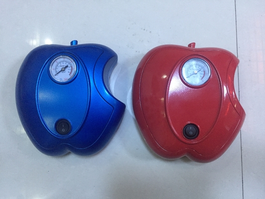 Ein guter Preis. Apple formen des Auto-DC12V blaue/rote Plastikfarbe Auto-Luftpumpe-schnelle der Inflations-, Online