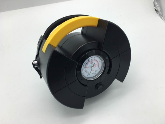 DC12V-Auto-Luft-Luftpumpen-Kompressor mit Messgerät für unterschiedliche Reifen-, Schwarze und Gelbefarbe