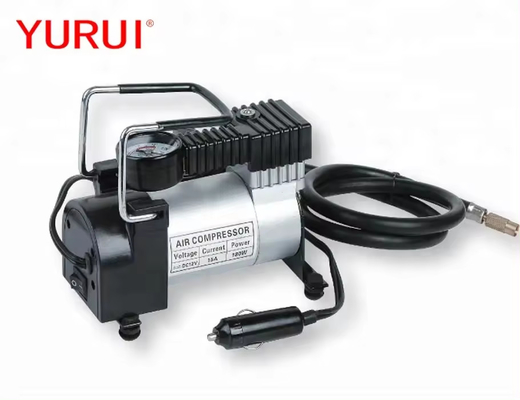 Portable Hochdruck-Metall-Auto-Luftkompressor mit Uhr und Stofftasche