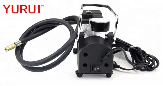 Portable Hochdruck-Metall-Auto-Luftkompressor mit Uhr und Stofftasche