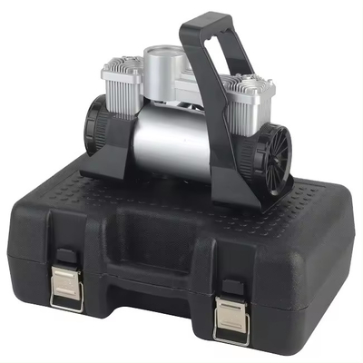 Auto Reifen Aufblaser Dc 12v Metall Druck Auto-Luftkompressor mit Kunststoff-Box