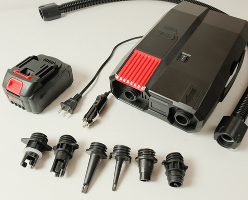 12 Volt elektrische Sup-Pumpe mit Batterie und AC110V-220V Langzeit 20psi mit Bildschirm