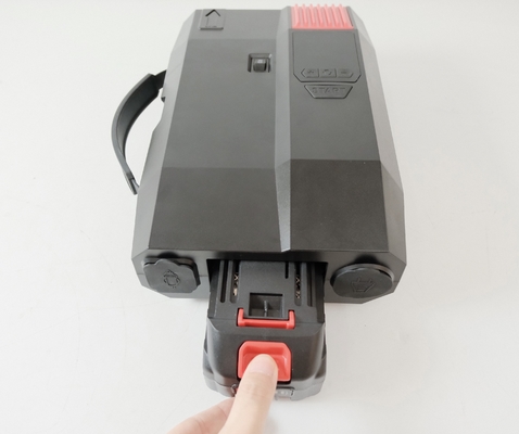 12 Volt elektrische Sup-Pumpe mit Batterie und AC110V-220V Langzeit 20psi mit Bildschirm