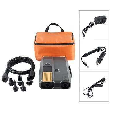 AC110-220V elektrische digitale Suppumpe DC 12V mit Lithiumbatterie für Paddleboard-Aufblasung
