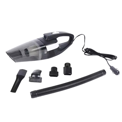 DC12V Handstaubsauger mit Zigarettenanzünder LED-Lampe Kunststoff Schwarz