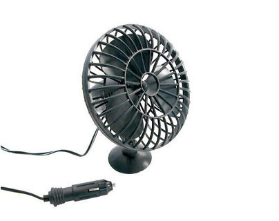 Tragbarer 4 Zoll Mini Black Plactic Vehicle Coolings-Fan-DCs 12v mit Aufnahme