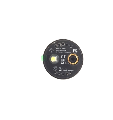 Smart Wiederaufladbare digitale Anzeige Kugelluftpumpe Wit LED-Licht