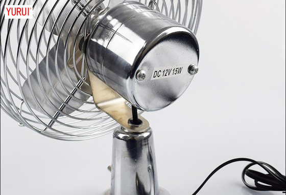 LKW-tragbarer Auto-Ventilator-silberne Farbe 6" oszillierend eine Jahr-Garantie
