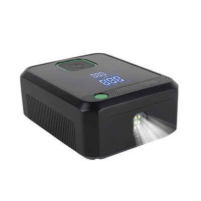 Portabler Luftkompressor Elektro-Digital-Auto-Reifen aufblaser mit LED-Licht