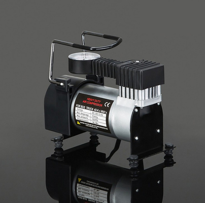 Portable Hochdruck-Metall-Auto-Luftkompressor mit Uhr und Stofftasche