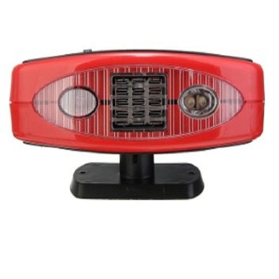 2 in 1 Selbstventilator Heater With Light, rote wieder aufladbare Auto-Handheizung