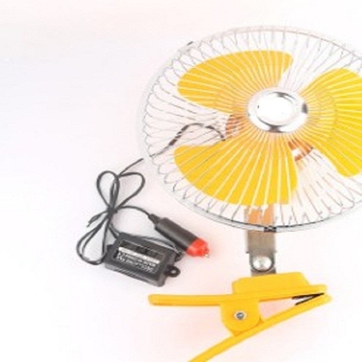 Ein guter Preis. Gelbe elektrische Ventilatoren für Auto-hinteren Schutz With 8 Zoll oszillierend Online