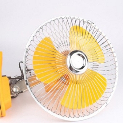 Gelbe elektrische Ventilatoren für Auto-hinteren Schutz With 8 Zoll oszillierend