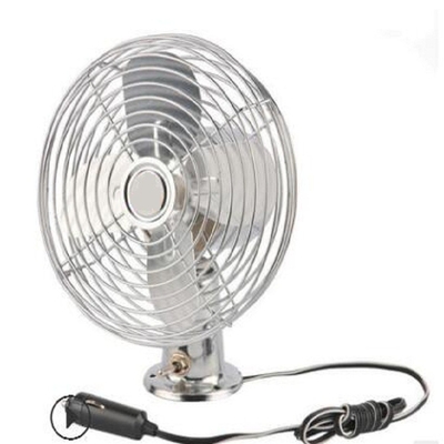 Zoll Mini Electric Car Cooling Fans 6 oszillierendes 12v/24v in der silbernen Farbe