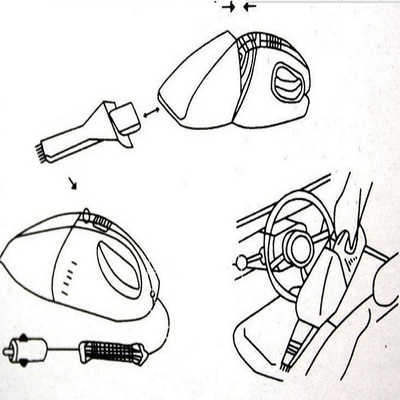 Fahrzeug-wieder aufladbares Staubsauger-HanddC 12v mit Cer Rohs-Bescheinigung