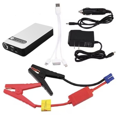 12V-Autobatterie-Ladegerät Sprungstarter mit LED-Taschenlampe 11000mAh-Batterie