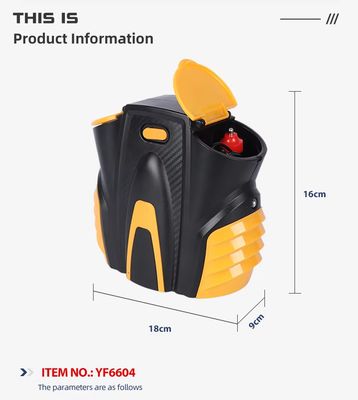12V Tragbarer Auto-Reifenkompressor 150PSI mit LED-Licht