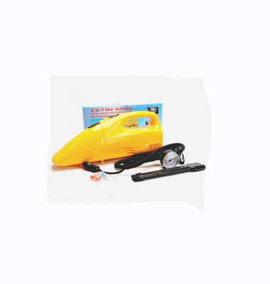2-in-1-tragbare ABS-Auto Staubsauger und Auto Reifen Aufblaskompressor