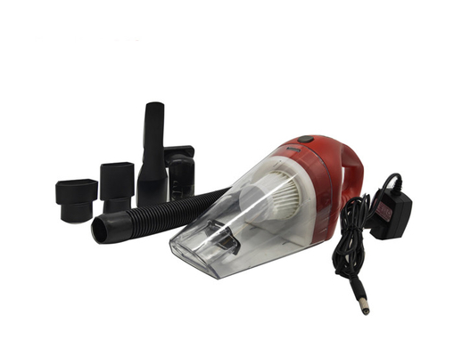 Ein guter Preis. Recordless rote und weiße Farbe tragbaren DCs des Auto-Staubsauger-12v Online