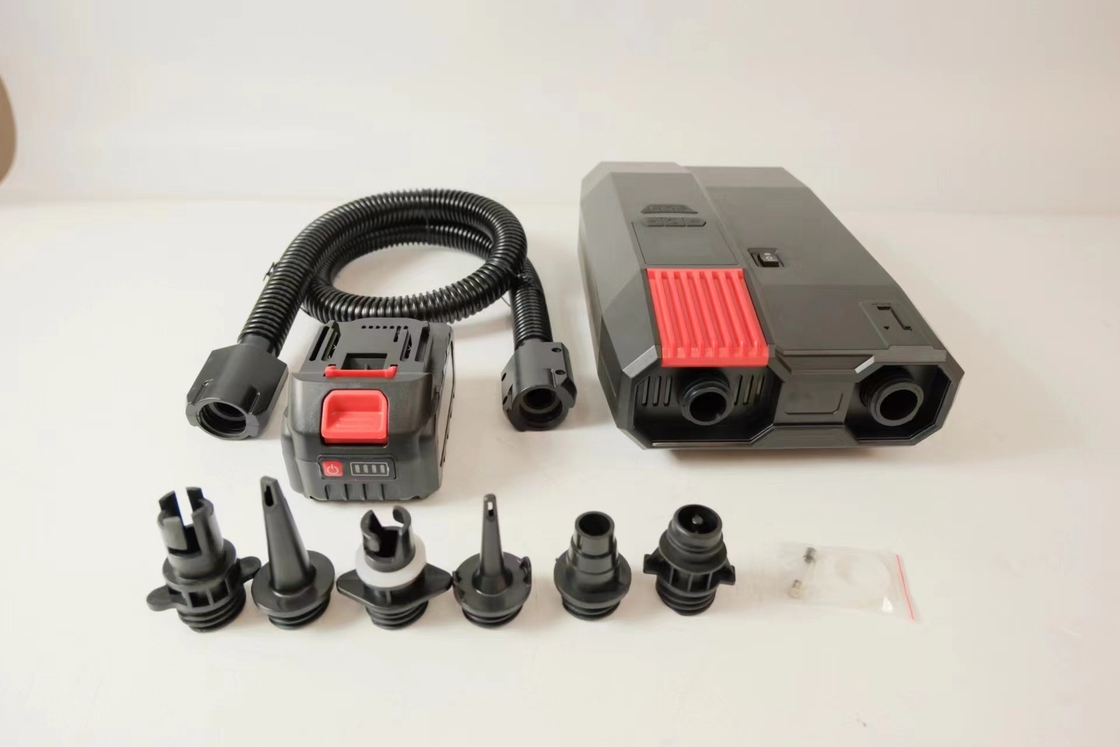 AC110-220V elektrische digitale Suppumpe DC 12V mit Lithiumbatterie für Paddleboard-Aufblasung
