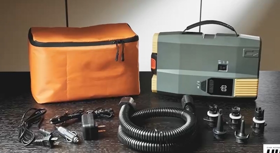Portable elektrische digitale Anzeige Supp Pump für Stand Up Paddle Board mit drei Stromversorgung
