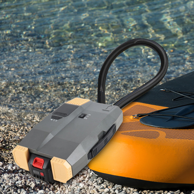 5000mAH Batteriekapazität SUP Elektropumpe für aufblasbare Dock-Kajak-Paddelbrett 20PSI 12V/110-240V