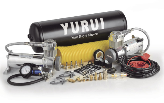 Ein guter Preis. Doppel Stahl Bord Luftkompressor für LKW,12v Kompressor mit Behälter Online