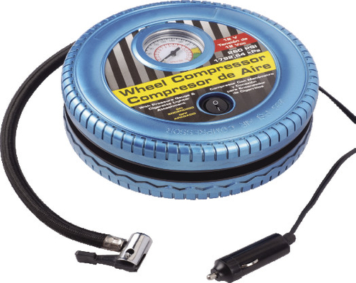 Ein guter Preis. Reifen-Form-portierbare Auto-Luftkompressor-Reifen-Luftpumpe Plastik-DC12V Online
