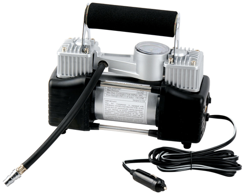 Tragbare Reifenpumpe DC 12 Volt METAL Reifen Aufblaser Auto Luftkompressor für Lkw mit Stoffbeutel