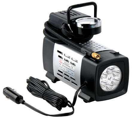 Ein guter Preis. 12V mit hellem schwarzem Metallfahrzeug-Luftkompressor alle Fahrt für Auto-Inflations-anti- Staub Online