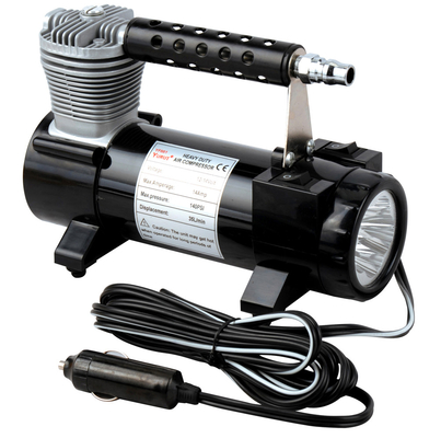 Ein guter Preis. einzelner schwarzer Cyclinder portierbarer Fahrzeug-Luftkompressor 12v für Auto-Inflation 150PSI Online