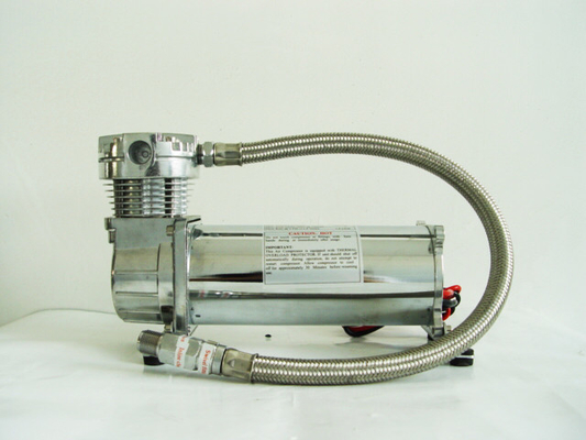 Ein guter Preis. Silbernes und schwarzes einzelnes Suspendierungs-Kompressor-Chrome-Material der Luft-200psi Online