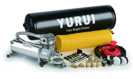 Ein guter Preis. Dc 12v Chrom-Auto-Luftfederung Kompressor-System-Kit Offroad für Lkw mit Tank Online