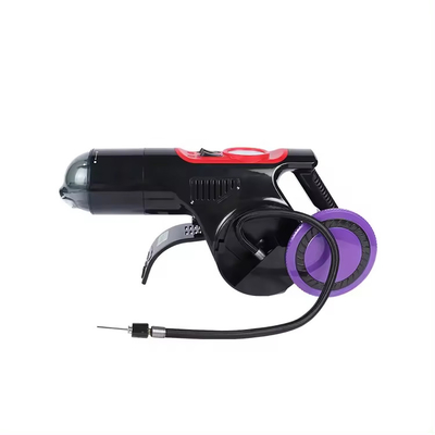 Wiederaufladbarer tragbarer Handheld-Auto-Staubsauger 4-in-1-Plastik-Auto-Reifen-Inflator