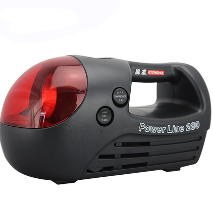 Ein guter Preis. Schwarzer und roter portierbarer Luftkompressor für Auto drei in einer Art 12v 280 P/in Online
