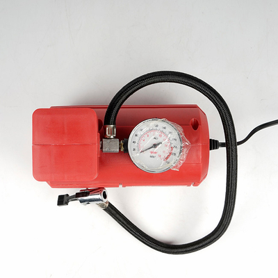 Ein guter Preis. Rote Fahrzeug-Luftkompressoren Mini Air Pump Dc 12v 10ft schnüren für Auto-Fahrrad Online