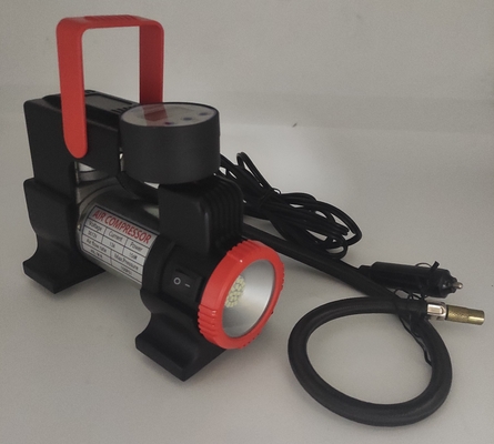DC12V-LED-Licht-Portable-Metall-Auto-Luftkompressor mit digitaler Messung