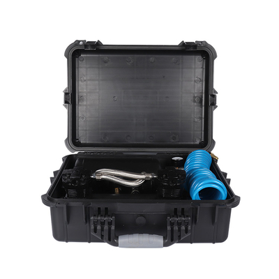 Ein guter Preis. Doppelter Zylinder-Doppelhauptluft-Suspendierungs-Kompressor Kit With Air Tank Online